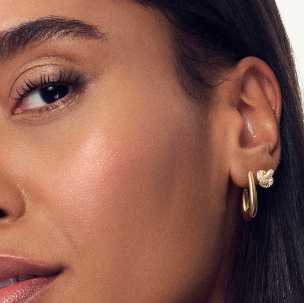 SIF JAKOBS Earrings Imperia Piccolo SJ-E10751-CZ-YG