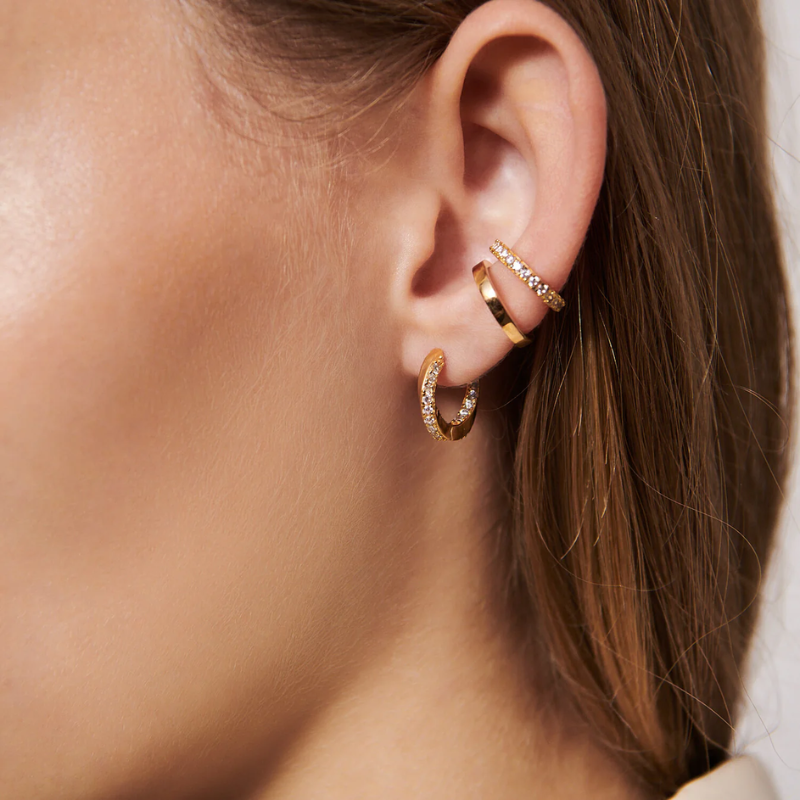 SIF JAKOBS Earrings Ferrara Medio SJ-E12109-CZ-SG