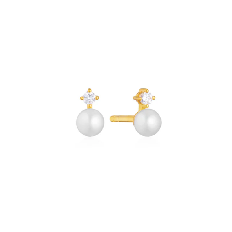 SIF JAKOBS Earrings Adria Uno Piccolo SJ-E12220-PCZ-YG
