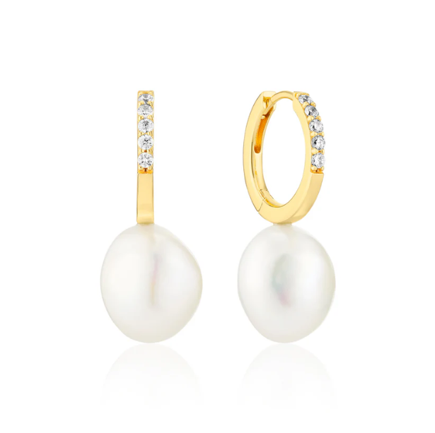 SIF JAKOBS Earrings Padua Uno SJ-E2443-PCZ-YG