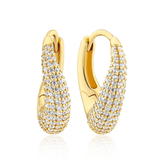 SIF JAKOBS Earrings Glorenza Piccolo SJ-E2482-CZ-YG