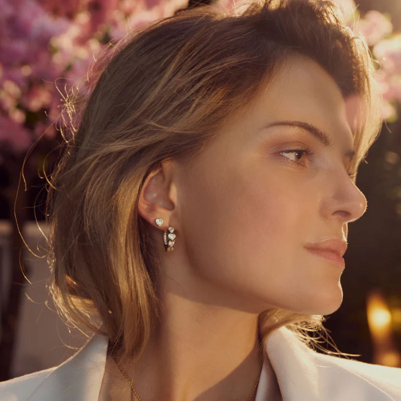SIF JAKOBS Earrings Amorino SJ-E2492-CZ-YG
