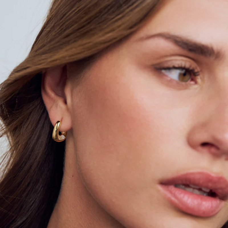 SIF JAKOBS Earrings Borsa SJ-E2620-CZ-YG