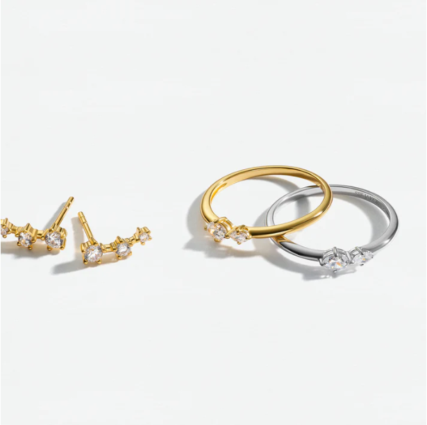 SIF JAKOBS Earrings Lucente Tre SJ-E2703-CZ