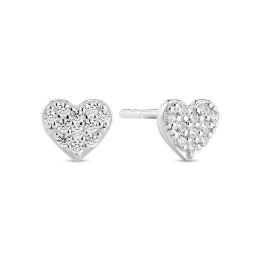 SIF JAKOBS Earrings Cuore SJ-E2705-CZ