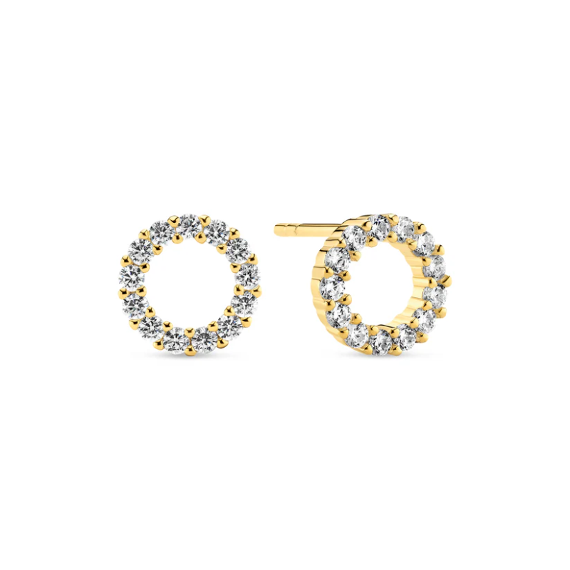 SIF JAKOBS Earrings Biella Uno SJ-E337-CZ(YG)