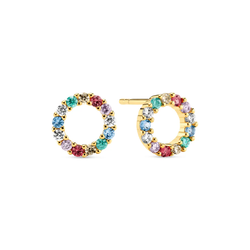 SIF JAKOBS Earrings Biella Uno SJ-E337-XCZ(YG)