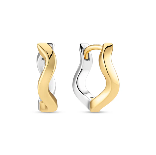 SIF JAKOBS Earrings Ellera Waves Pianura SJ-E3859-2YG