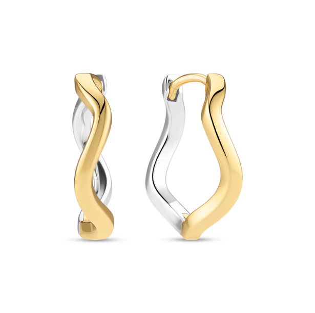 SIF JAKOBS Earrings Ellera Waves Pianura SJ-E3869-2YG
