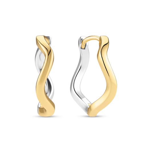 SIF JAKOBS Earrings Ellera Waves Pianura SJ-E3869-2YG