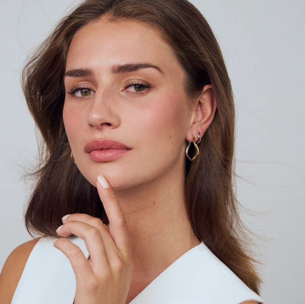 SIF JAKOBS Earrings Ellera Waves Pianura SJ-E3869-2YG
