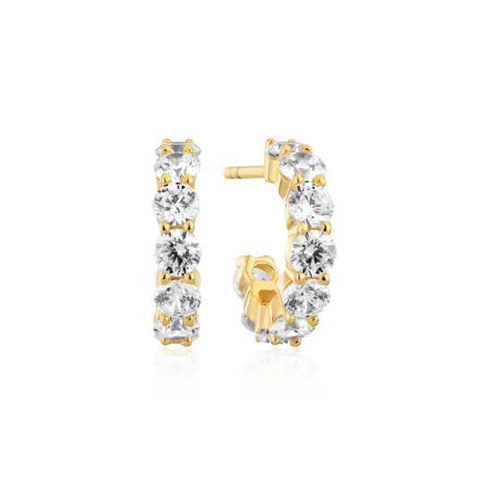 SIF JAKOBS Earrings Belluno Creolo Parvus SJ-E42114-CZ-SG