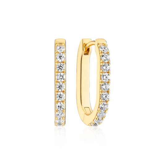 SIF JAKOBS Earrings Capizzi with white zirconia SJ-E42209-CZ-YG