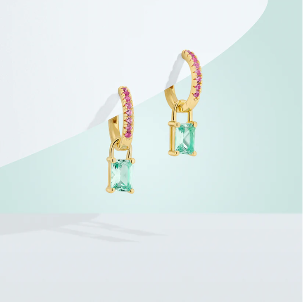 SIF JAKOBS Earrings Roccanova SJ-E42253-TQPK-YG