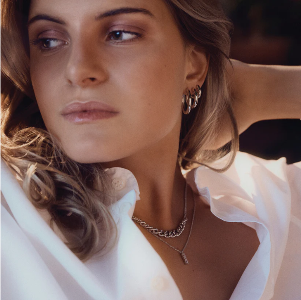 SIF JAKOBS Necklace Ellera Ovale Piccolo SJ-N2414-CZ