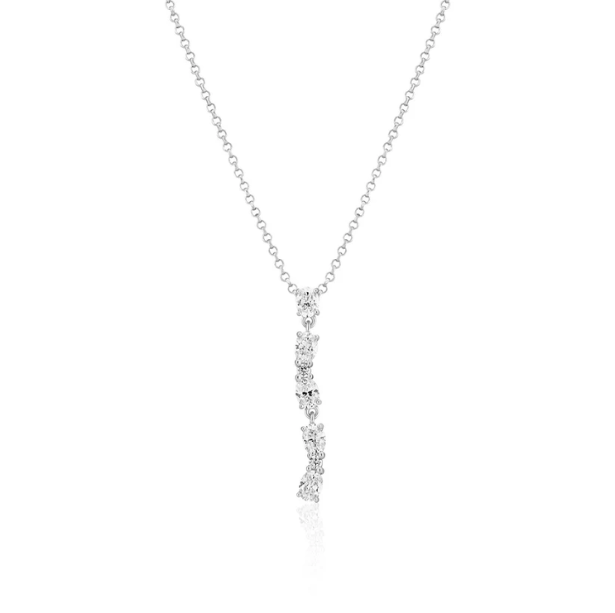 SIF JAKOBS Necklace Ovale Lungo SJ-N2421-CZ
