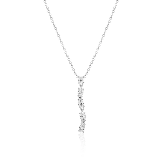 SIF JAKOBS Necklace Ovale Lungo SJ-N2421-CZ