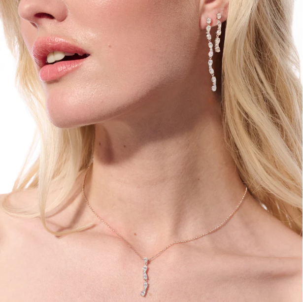 SIF JAKOBS Necklace Ovale Lungo SJ-N2421-CZ