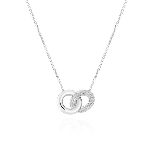 SIF JAKOBS Necklace Carrara Due Piccolo SJ-N2477-CZ