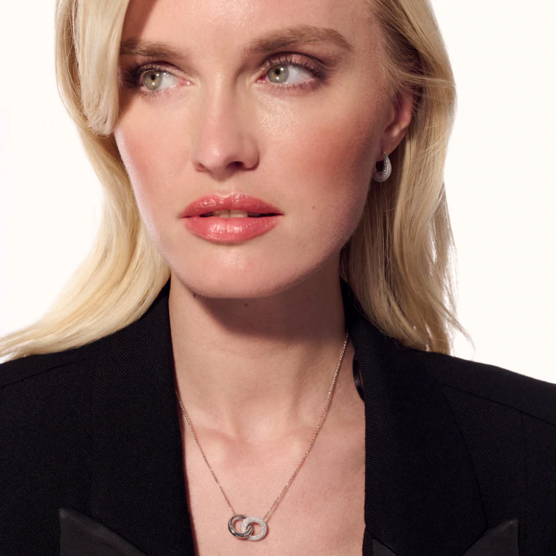 SIF JAKOBS Necklace Carrara Due Piccolo SJ-N2477-CZ