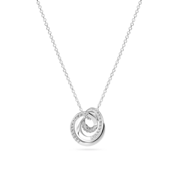 SIF JAKOBS Necklace Spirale SJ-N2588-CZ