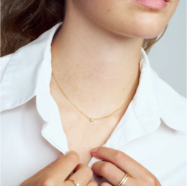 SIF JAKOBS Necklace Sarzana Uno Creolo SJ-N2632-CZ