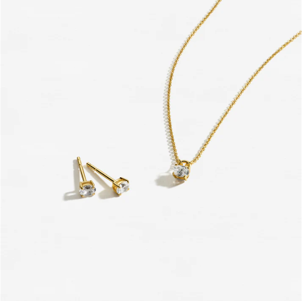 SIF JAKOBS Necklace Ovale SJ-N2744-CZ