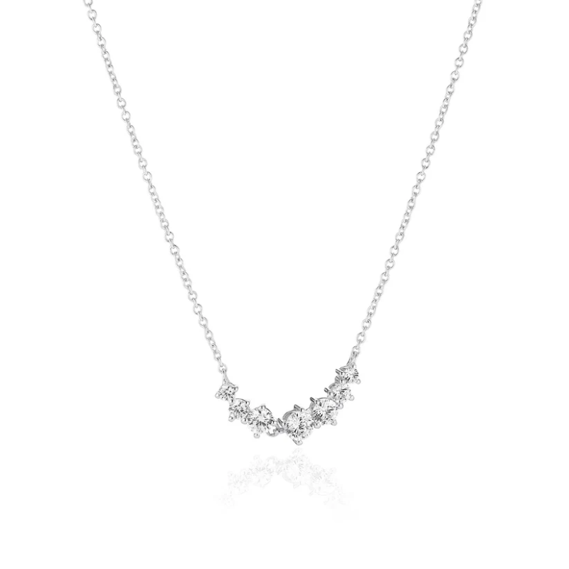 SIF JAKOBS Necklace Belluno Piccolo SJ-N42123-CZ-SS
