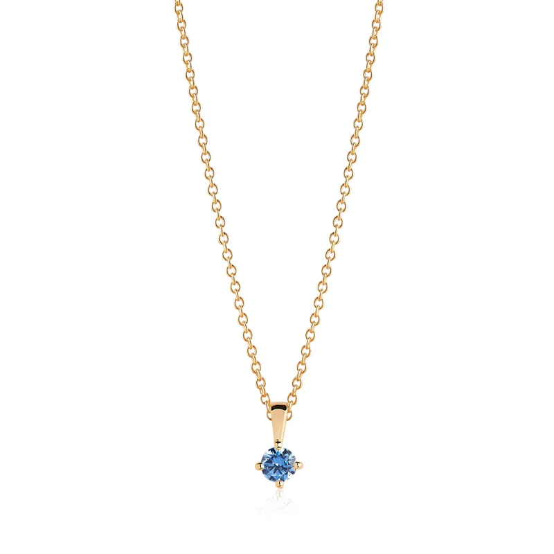 SIF JAKOBS Necklace Princess Piccolo Pendant SJ-P4MMRD-BLN(YG)/45 (ONLY PENDANT)