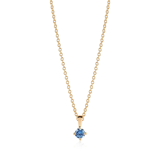 SIF JAKOBS Necklace Princess Piccolo Pendant SJ-P4MMRD-BLN(YG)/45 (ONLY PENDANT)