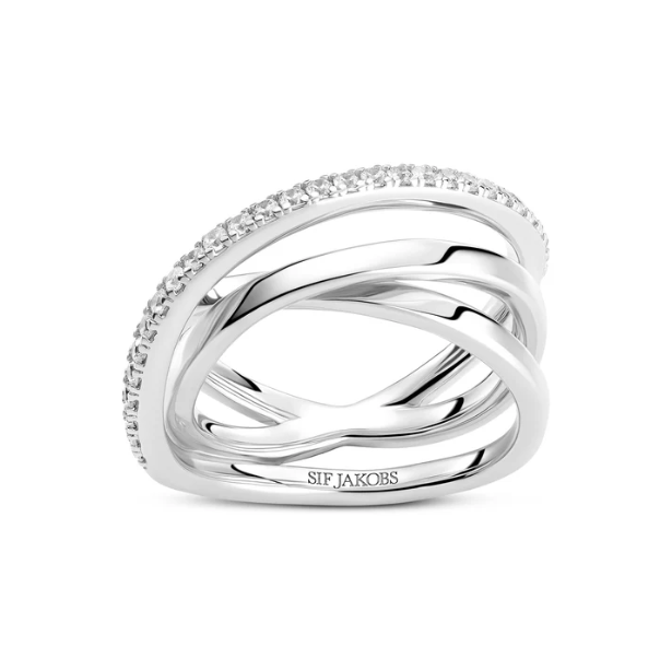 SIF JAKOBS Ring Spirale SJ-R2590-CZ-52