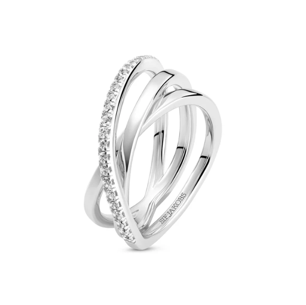 SIF JAKOBS Ring Spirale SJ-R2590-CZ-52
