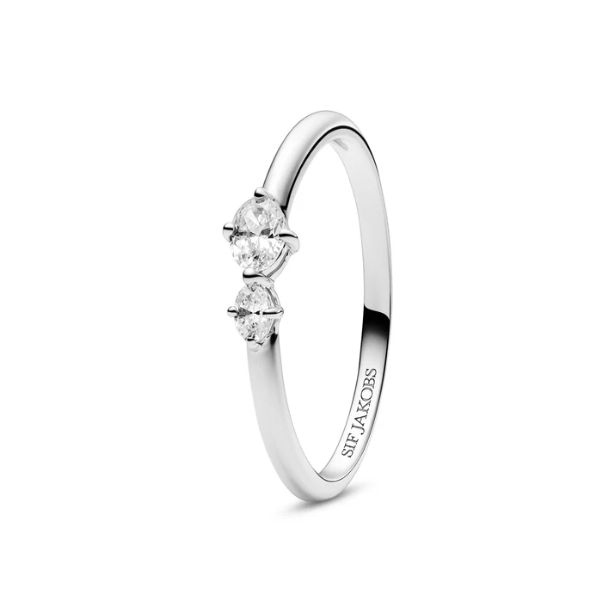 SIF JAKOBS Ring Ovale Due SJ-R2745-CZ-50