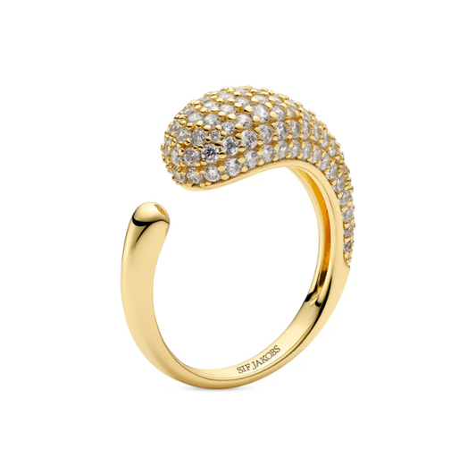 SIF JAKOBS Ring Goccia Piccolo SJ-R2753-CZ-YG-52