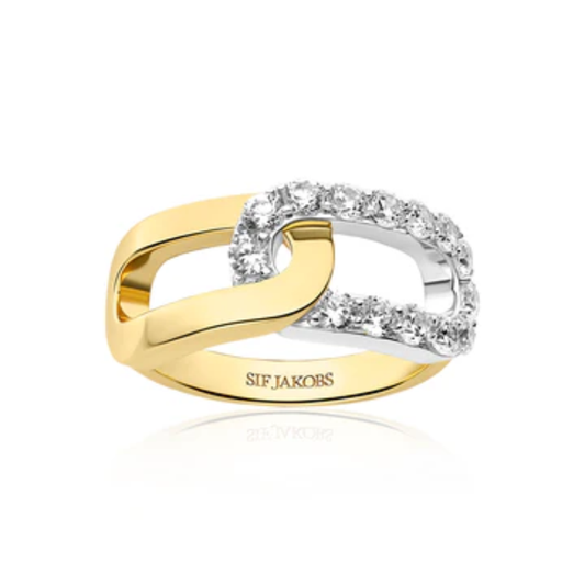 SIF JAKOBS Ring Capizzi Due SJ-R42238-CZ-2YG-52