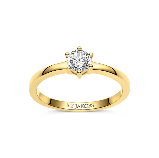SIF JAKOBS Ring Ellera Uno Pianura Grande SJ-R42283-CZ-YG-50