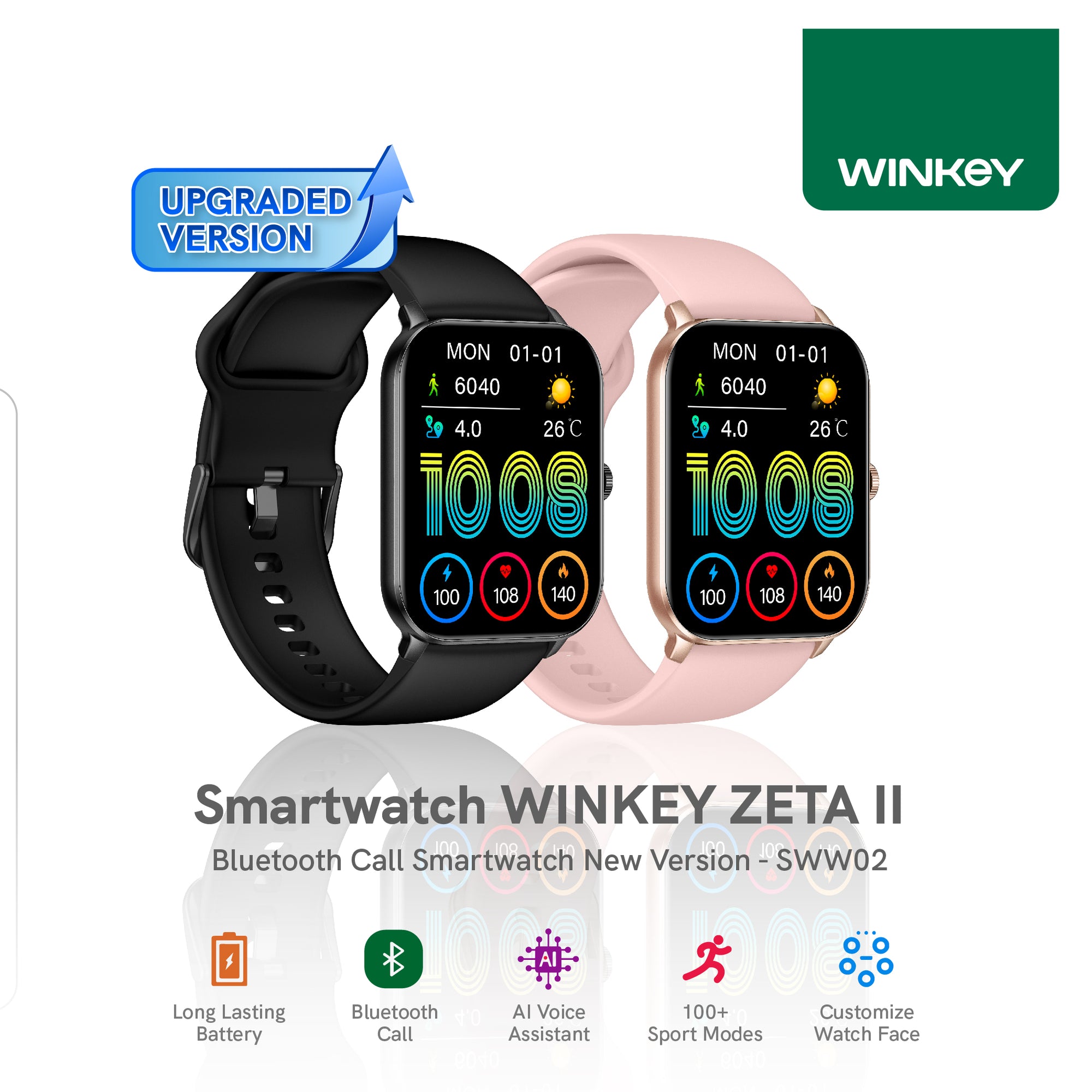 WINKEY Smartwatch ZETA2 SWW02