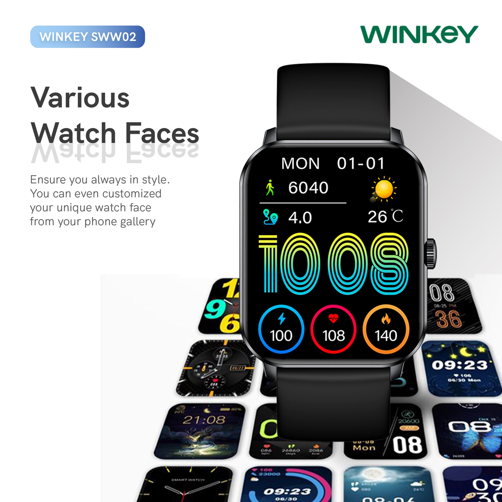 WINKEY Smartwatch ZETA2 SWW02