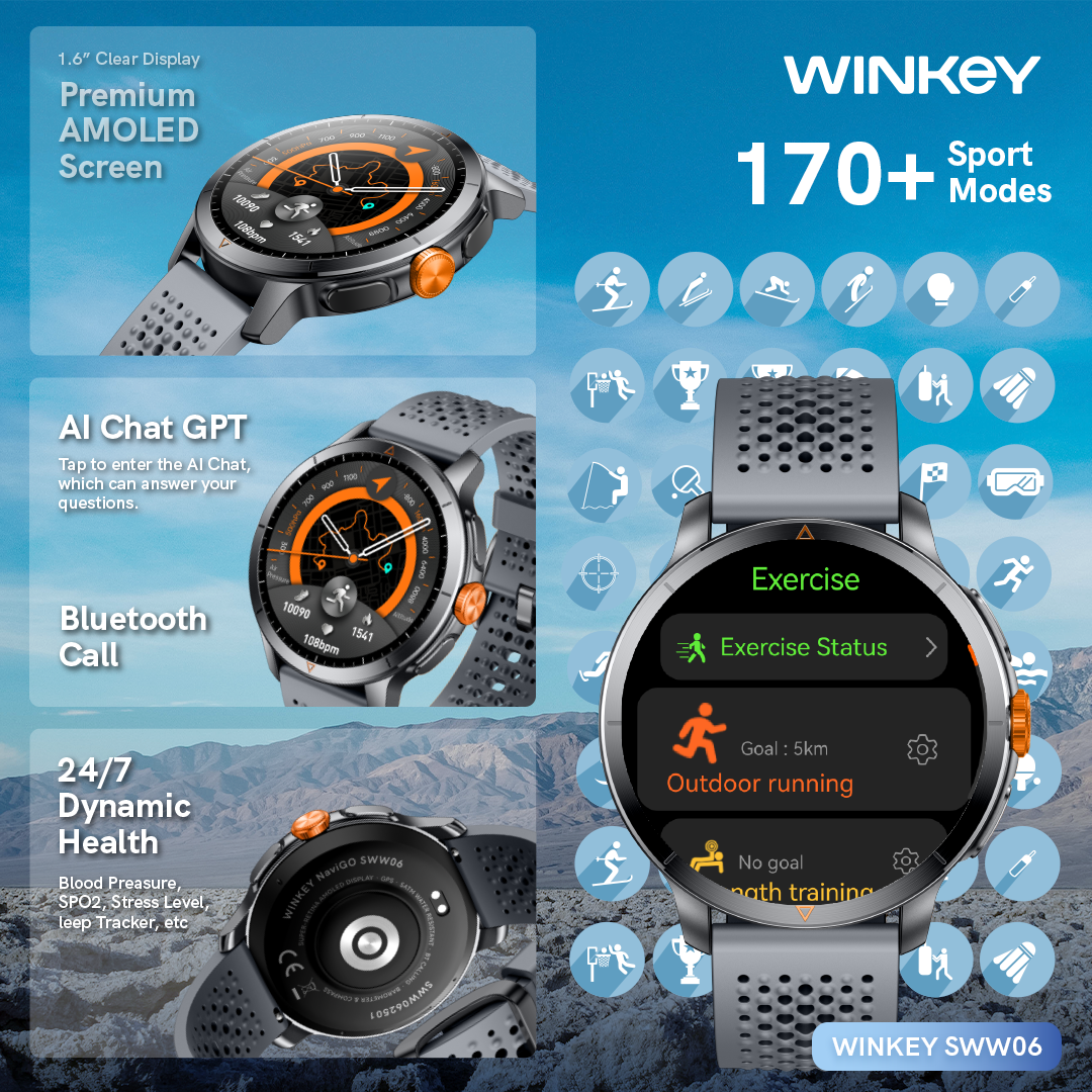 WINKEY Smartwatch NaviGO SWW06