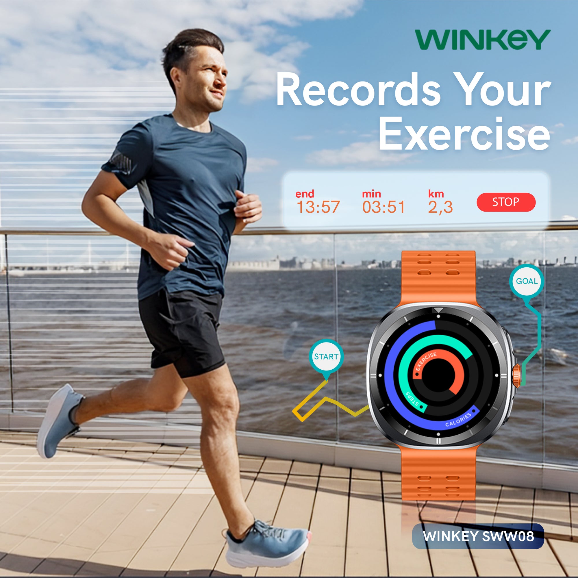 WINKEY Smartwatch MaxGear SWW08