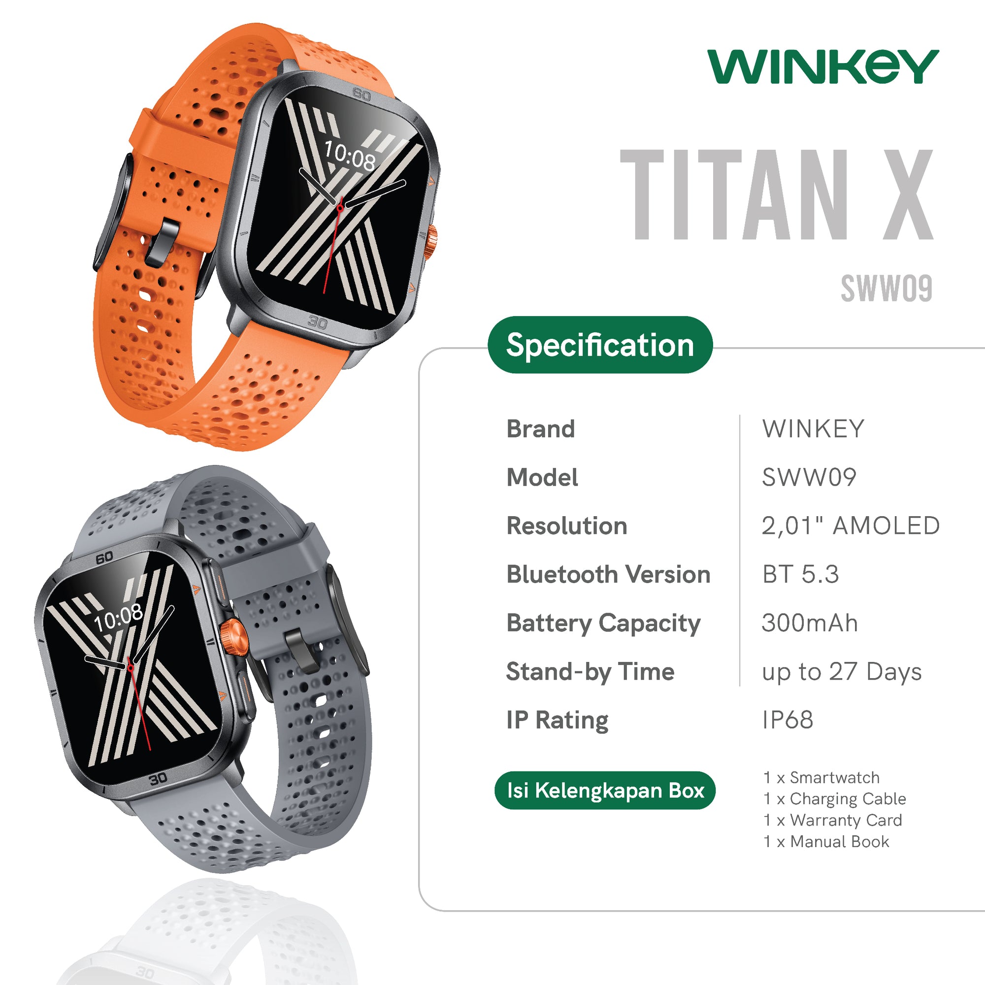 WINKEY Smartwatch TitanX SWW09