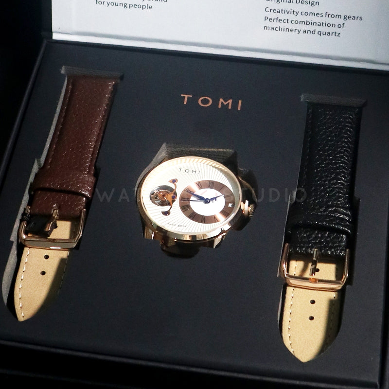 TOMI Box Set - T-104 Rose Gold White