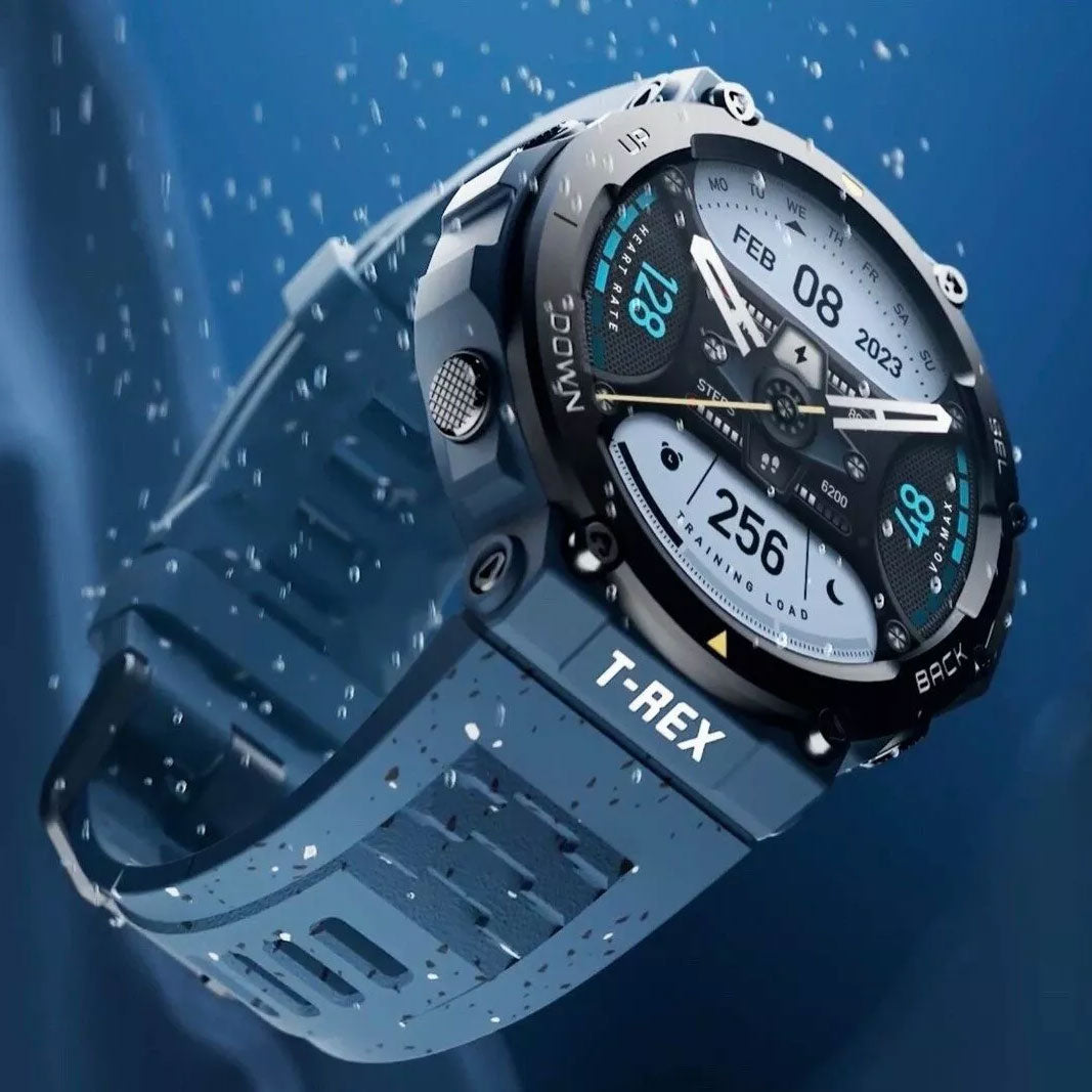 AMAZFIT T-REX 2 Smartwatch - Ocean Blue