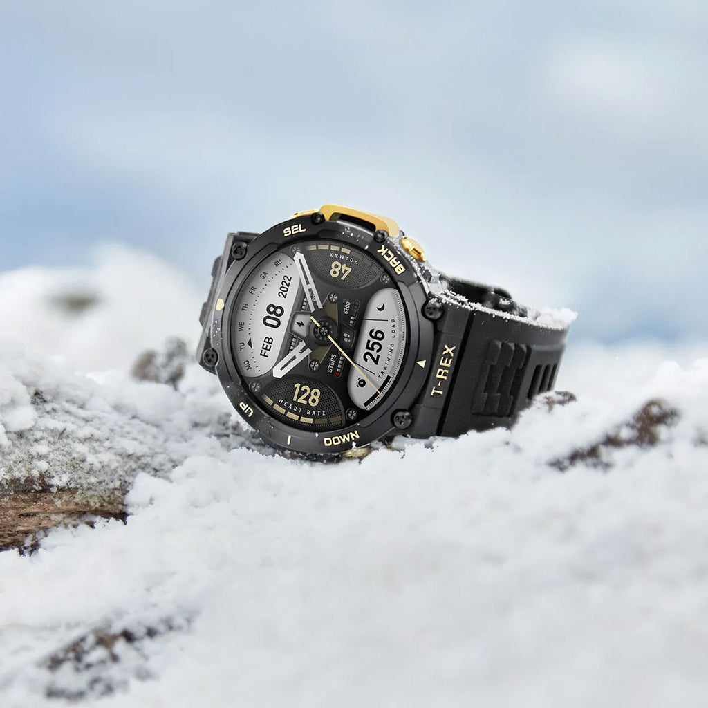 AMAZFIT T-REX 2 Smartwatch - Astro Black & Gold