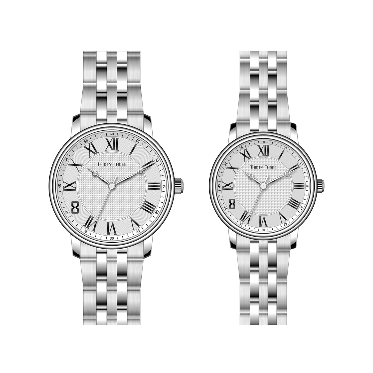 BUY 1 GET 1 JAM TANGAN Couple watch - TH2007L-S01-S01/TH2007MS01-S01