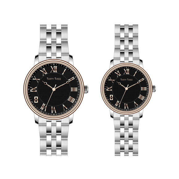 BUY 1 GET 1 JAM TANGAN Couple watch - TH2007L-SRG03-S02 / TH2007M-SRG03-S02